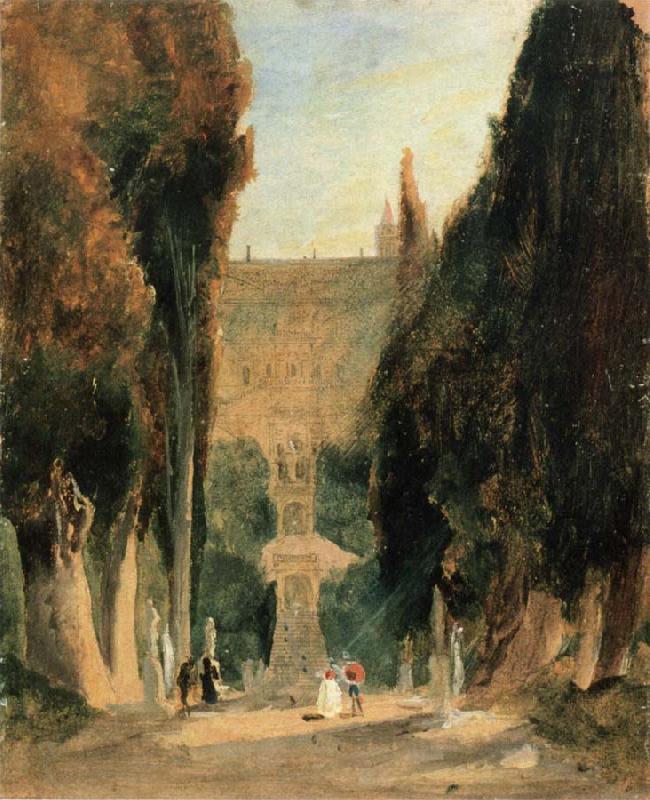Carl Blechen Villa d-Este France oil painting art
